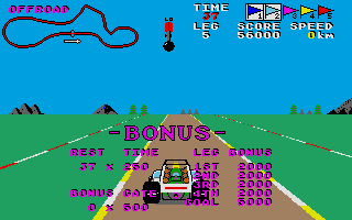 Buggy Boy atari screenshot