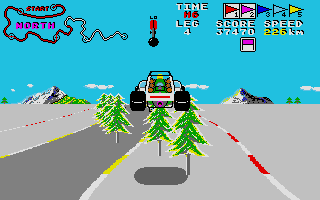 Buggy Boy atari screenshot