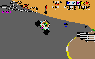 Buggy Boy atari screenshot