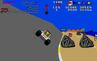 Buggy Boy atari screenshot