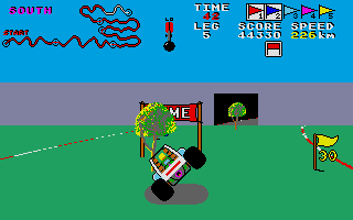 Buggy Boy atari screenshot