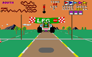 Buggy Boy atari screenshot