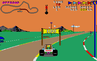 Buggy Boy atari screenshot