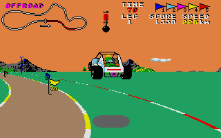 Buggy Boy atari screenshot