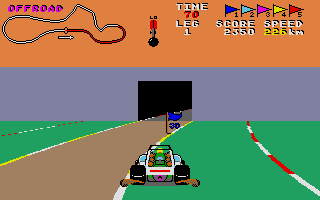 Buggy Boy atari screenshot