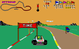 Buggy Boy atari screenshot