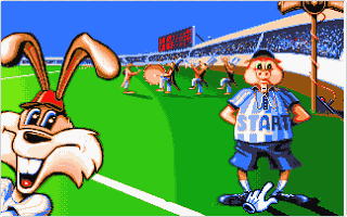 Bunny Bricks atari screenshot