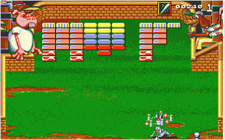 Bunny Bricks atari screenshot