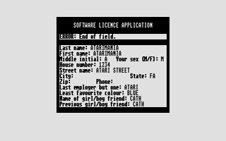 Bureaucracy atari screenshot