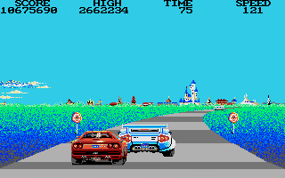 Burn Out atari screenshot