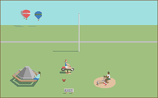 Butterfly in the Park atari screenshot