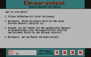 Börsenfieber atari screenshot