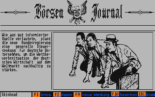 Börsenfieber atari screenshot