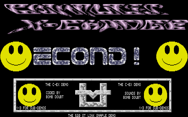 C-Ex Demo atari screenshot