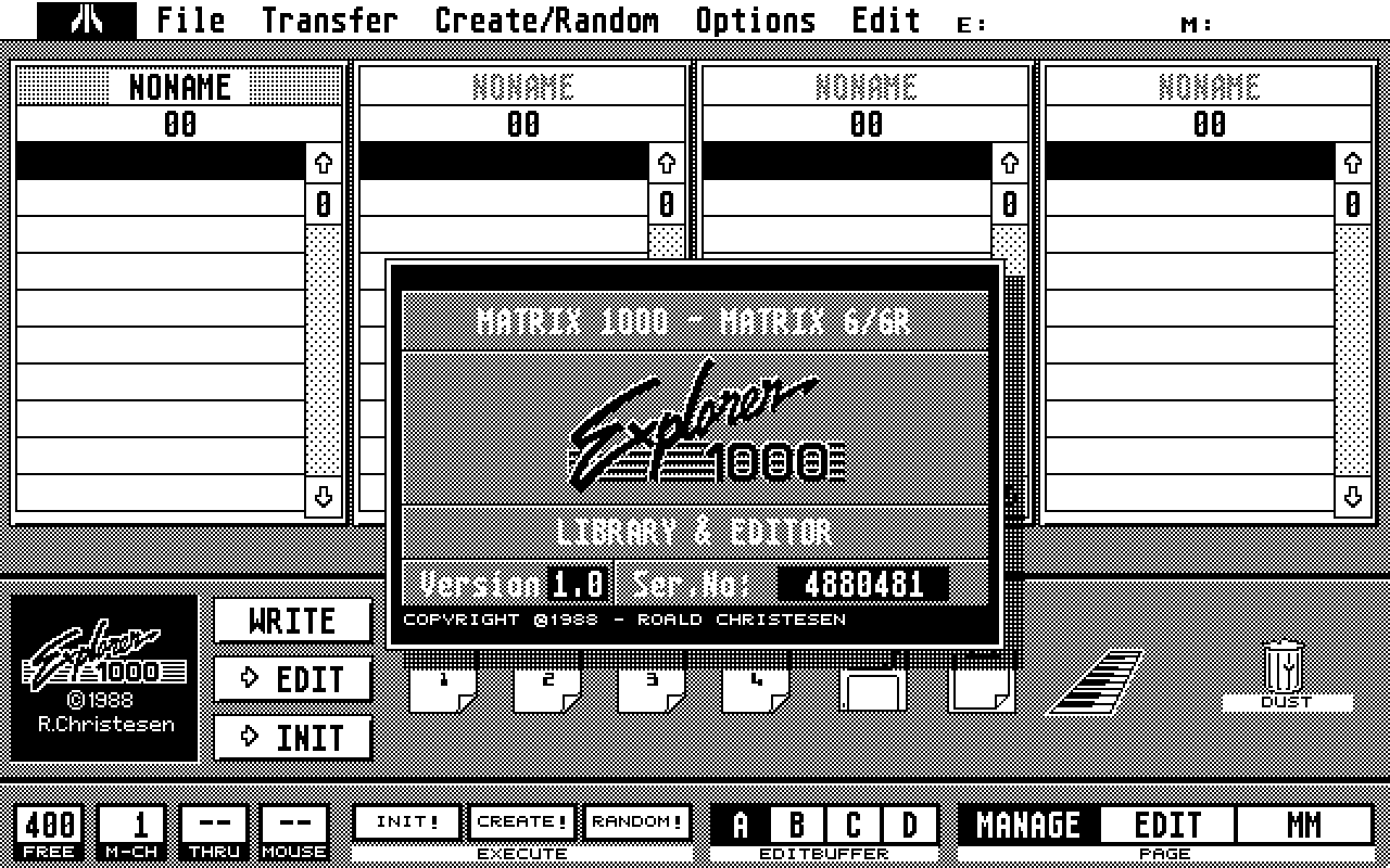 C-Lab Explorer 1000 — screenshot 1