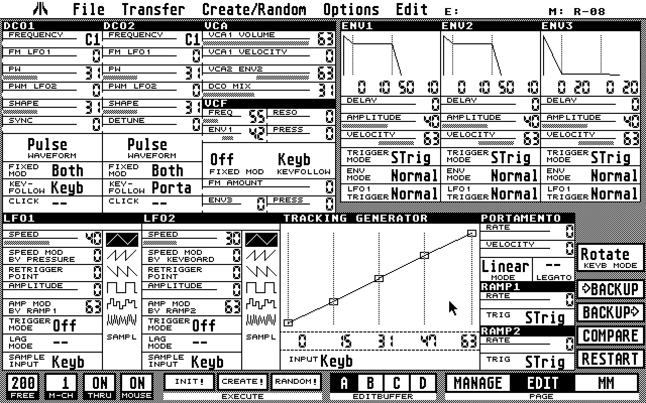 C-Lab Explorer 1000 atari screenshot