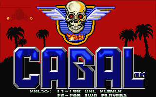 Cabal atari screenshot