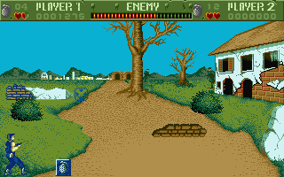 Cabal atari screenshot