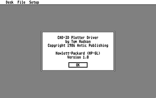 CAD-3D Plotter and Printer Drivers — screenshot 1