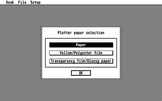 CAD-3D Plotter and Printer Drivers atari screenshot