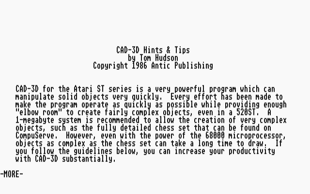 CAD-3D Fonts, Primitives, Hints and Tips Disk — screenshot 1