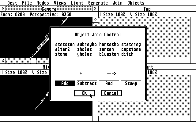 CAD-3D atari screenshot