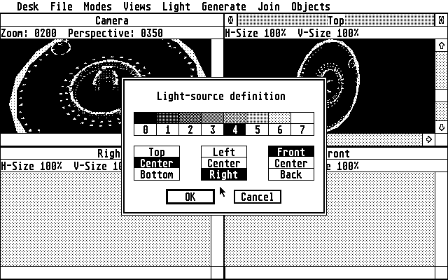 CAD-3D atari screenshot