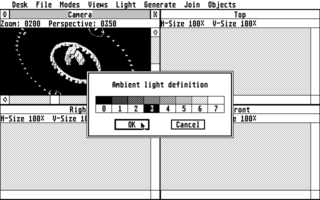 CAD-3D atari screenshot