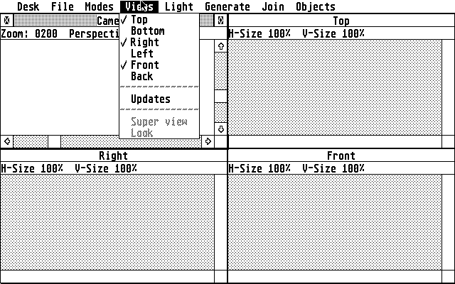 CAD-3D atari screenshot