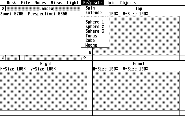 CAD-3D atari screenshot