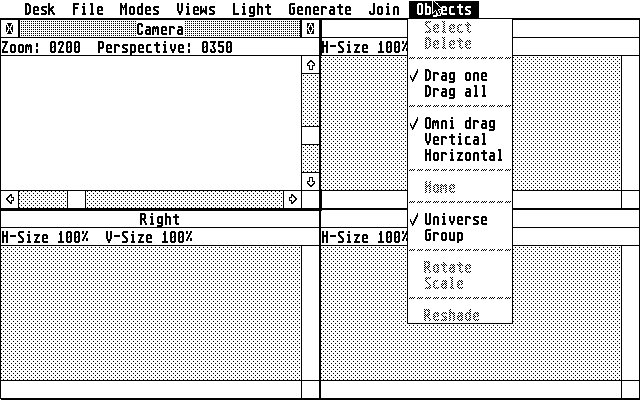 CAD-3D atari screenshot