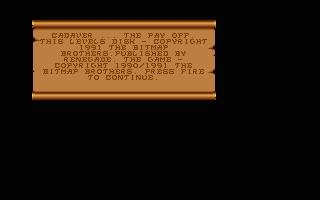 Cadaver - The Pay Off atari screenshot