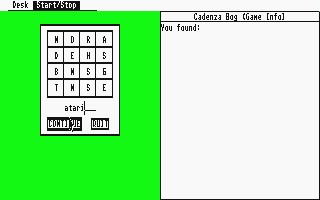 Cadenza Bog atari screenshot