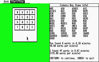 Cadenza Bog atari screenshot