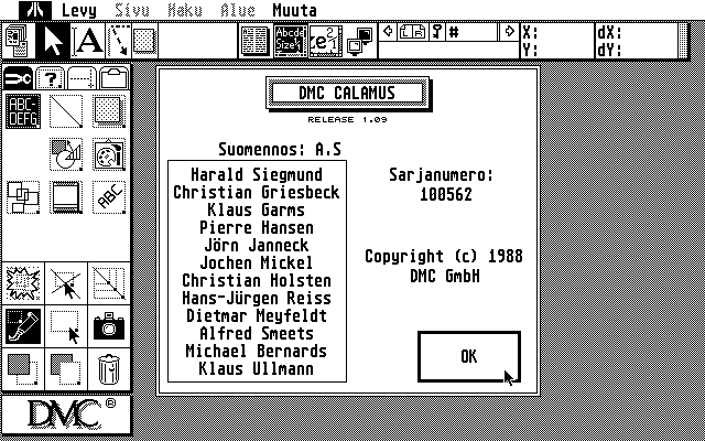Calamus — screenshot 1