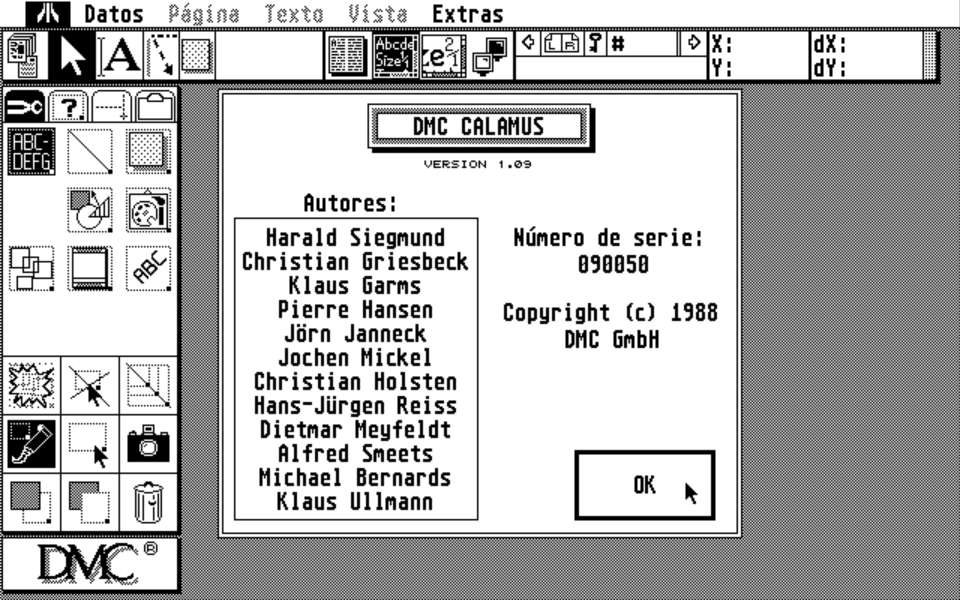 Calamus — screenshot 1