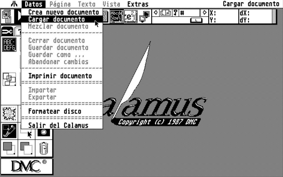 Calamus atari screenshot