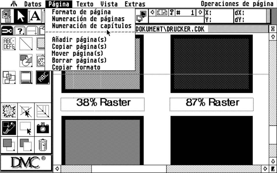 Calamus atari screenshot