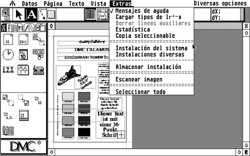 Calamus atari screenshot