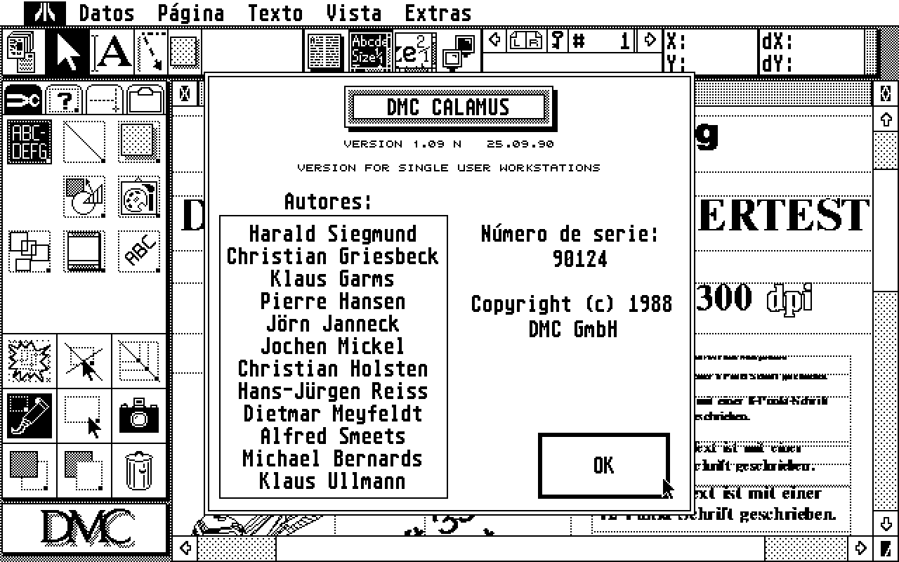 Calamus — screenshot 1