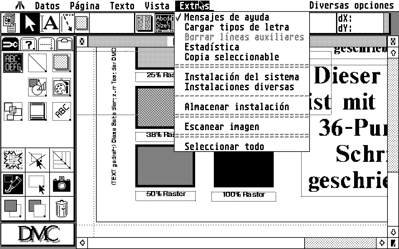 Calamus atari screenshot