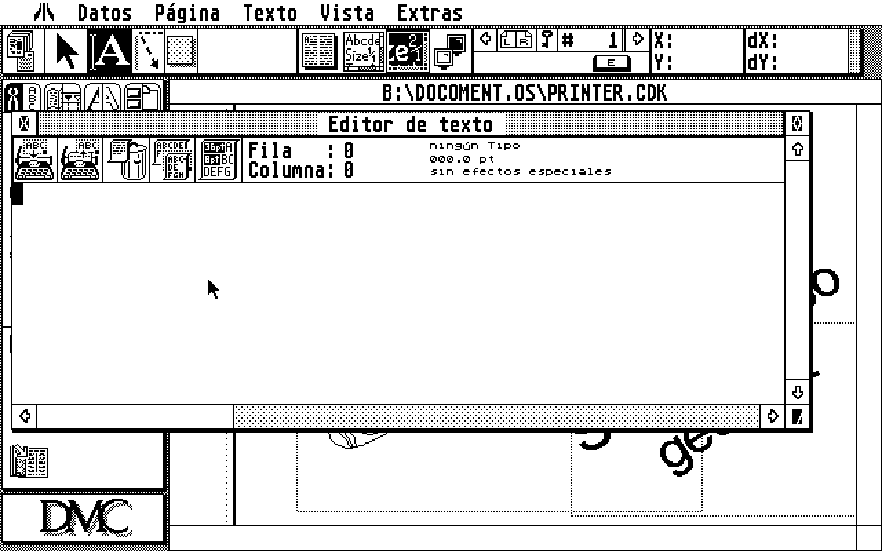 Calamus atari screenshot