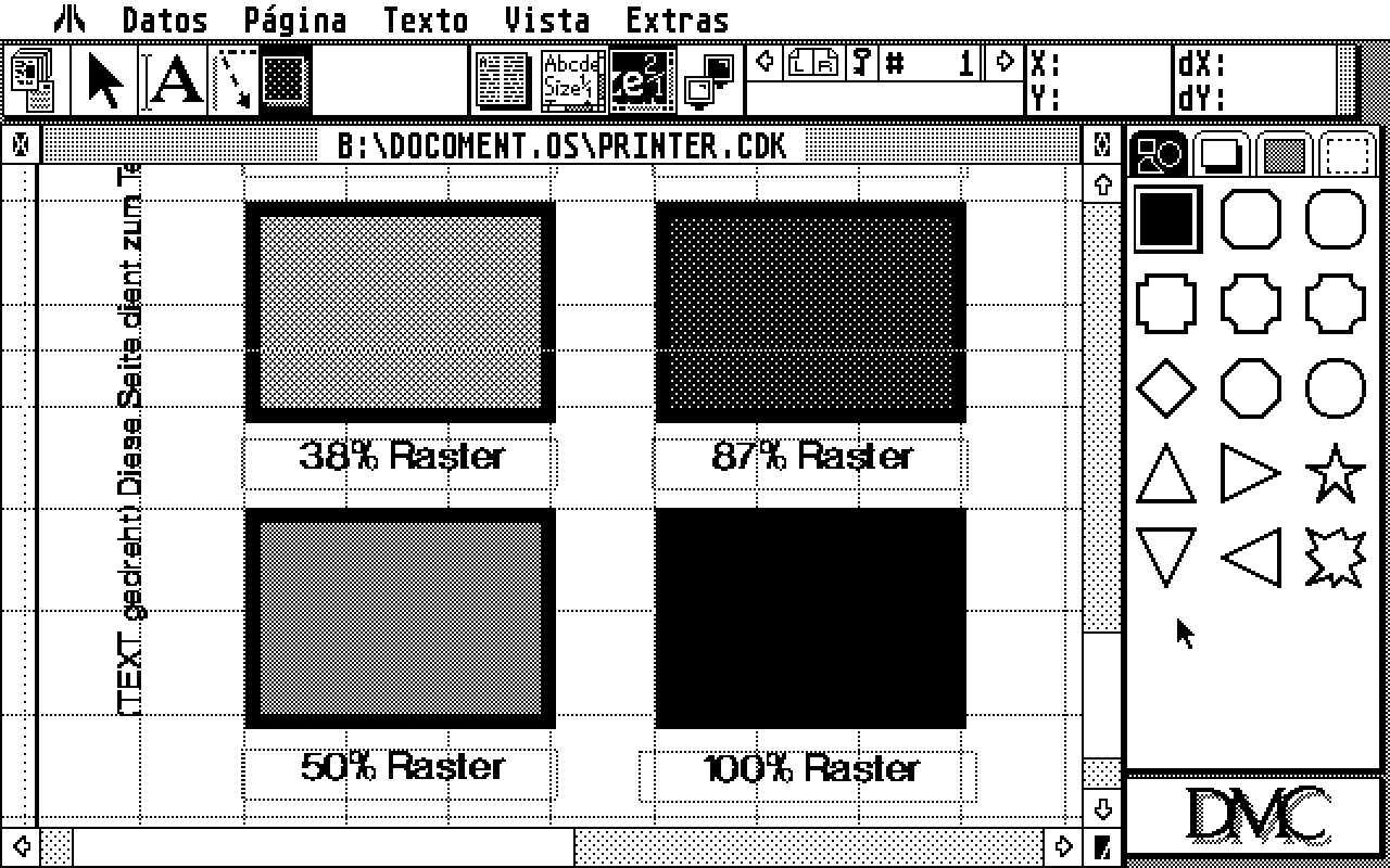 Calamus atari screenshot