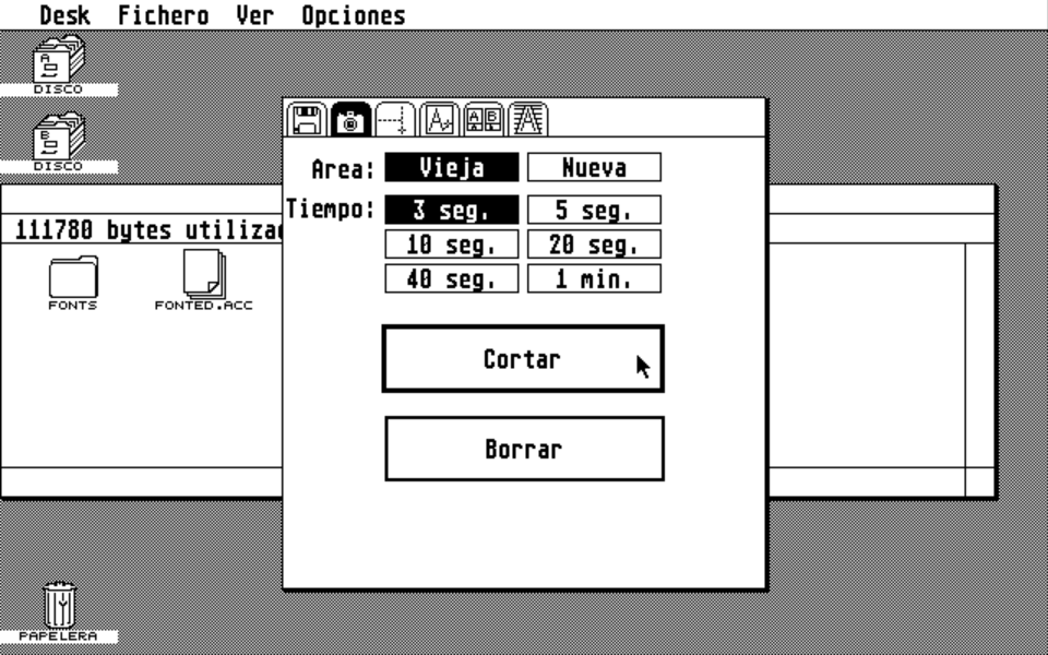 Calamus Font Editor atari screenshot