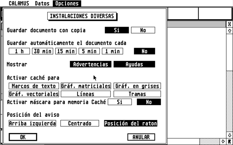 Calamus SL atari screenshot