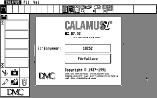 Calamus SL atari screenshot