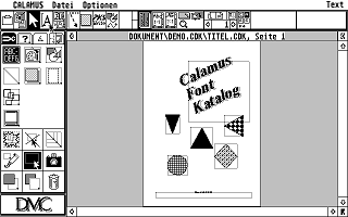 Calamus SL atari screenshot