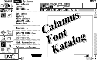 Calamus SL atari screenshot