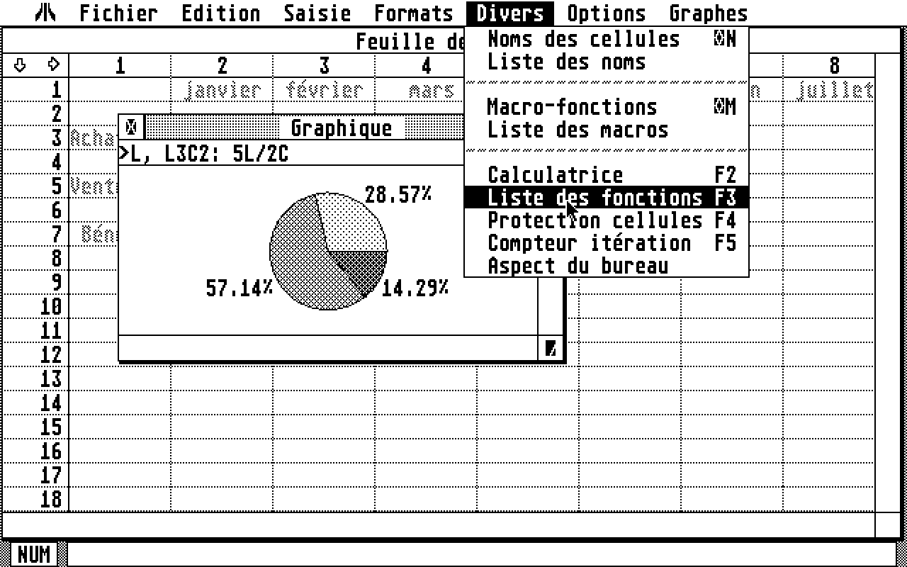 Calcomat atari screenshot