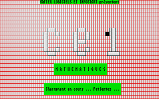 Calcul CE1 atari screenshot